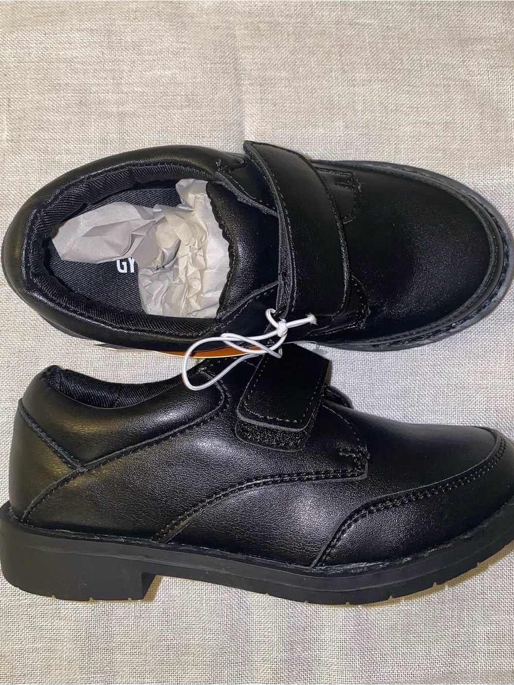 Gymboree Black Kids Velcro Dress Shoes